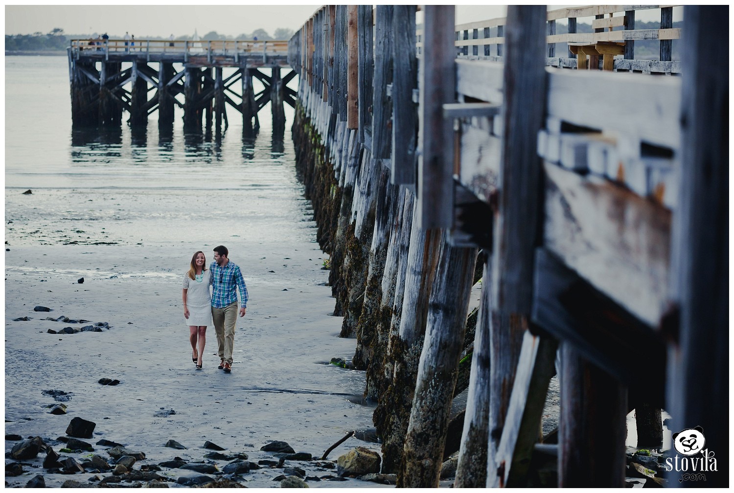 A&T_Engagement Session Fort Foster Maine_ STOVILA Photography (1)